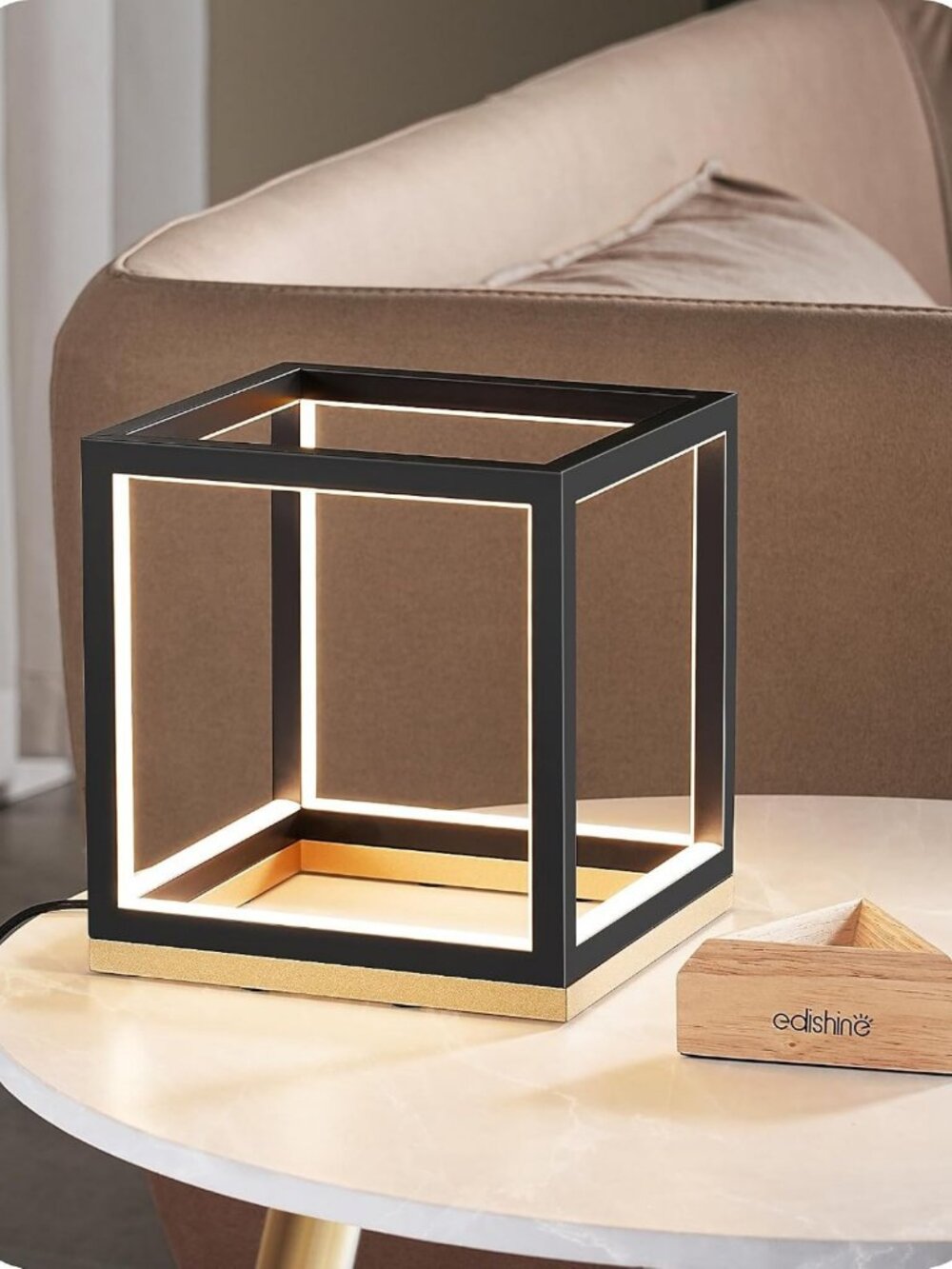 Modern Minimalist LED Table Lamp - Stylish Bedside Light for Living Room Decor
